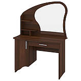 Трюмо фігурне з ящиком та полицями 3 Венге (100х45х137) Пєхотін, фото 7