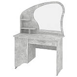 Трюмо фігурне з ящиком та полицями 3 Горіх (100х45х137) Пєхотін, фото 4