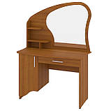 Трюмо фігурне з ящиком та полицями 3 Горіх (100х45х137) Пєхотін, фото 10