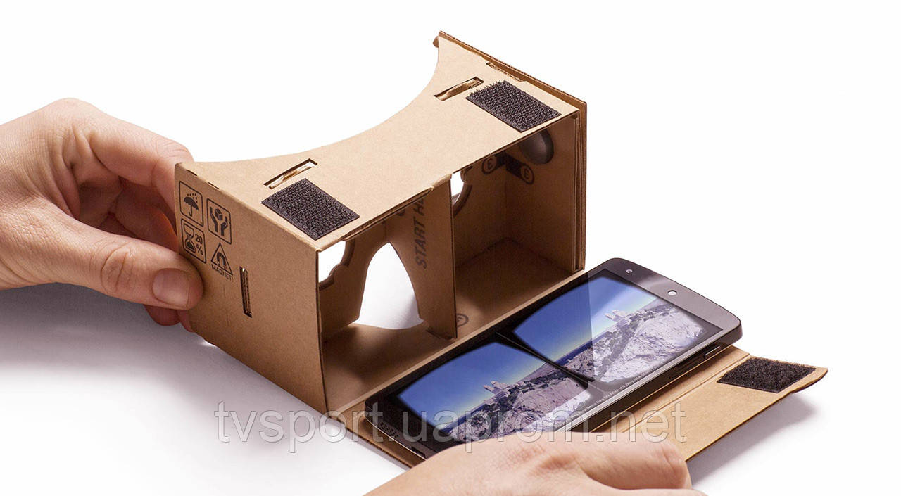 VR-очки из картона - Google Cardboard - фото 1 - id-p450288585