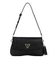 Жіноча сумка Guess CORDELIA FLAP SHOULDER BAG чорна. (0322)