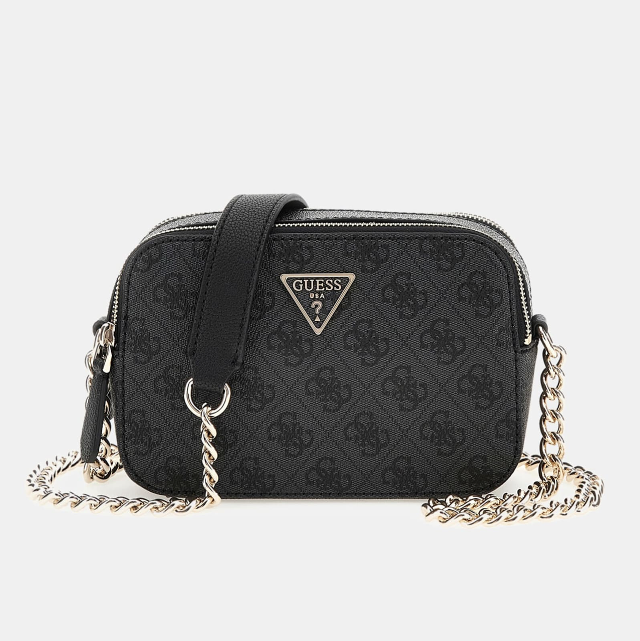 Сумка крос-боді жіноча Guess Noelle Crossbody Camera Чорна. (0327)