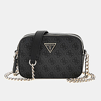 Сумка крос-боді жіноча Guess Noelle Crossbody Camera Чорна. (0327)
