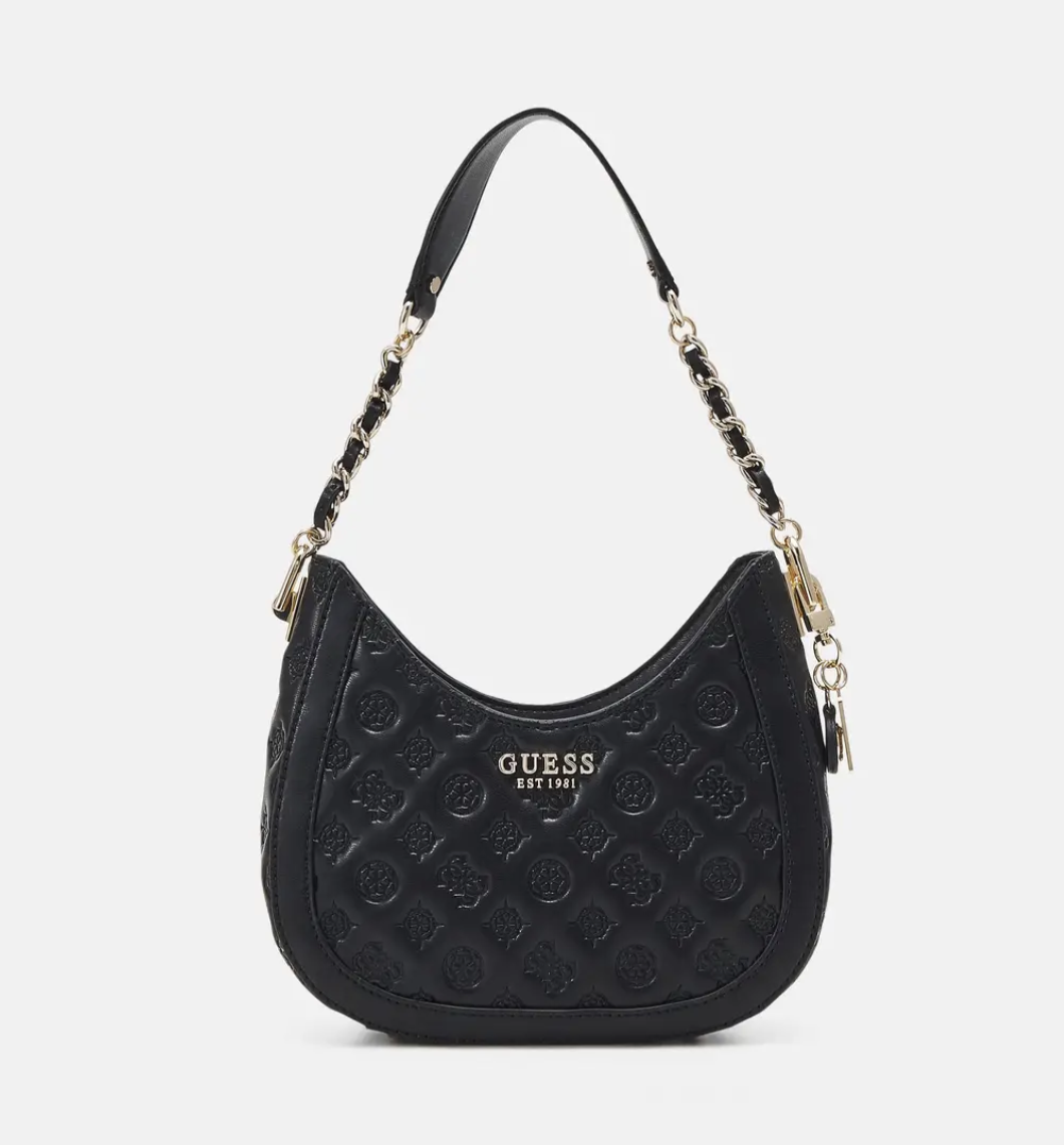 Жіноча маленька сумка Guess ABEY Черний.  (0348)