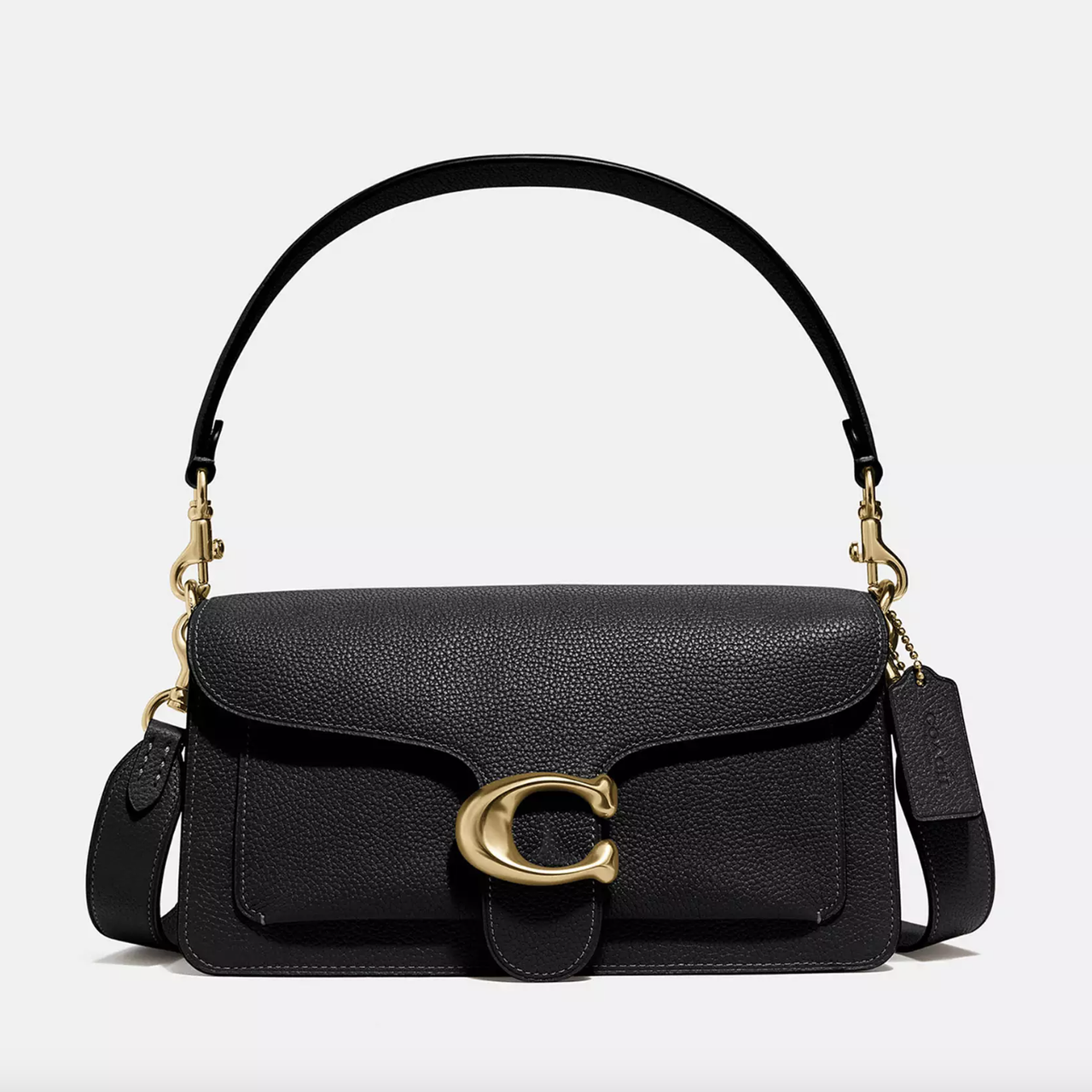 Жіноча шкіряна сумка Coach Tabby Shoulder Bag 26 черний. (314), фото 1