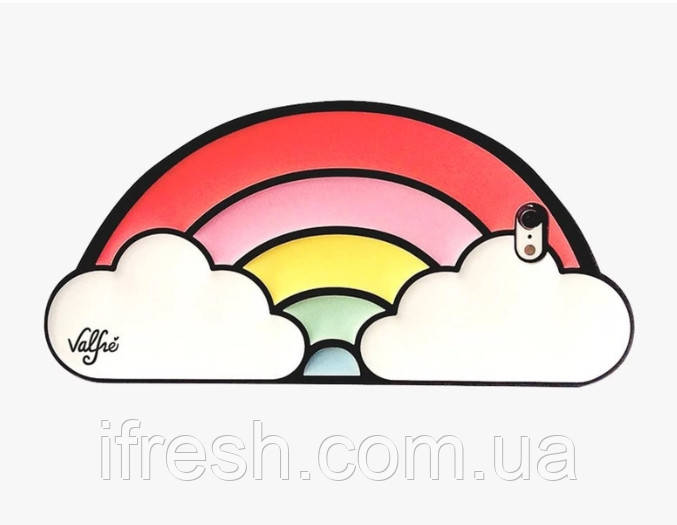 Силіконовий чохол для iPhone SE 2022/2020/8/7 - Rainbow (Веселка), фото 1