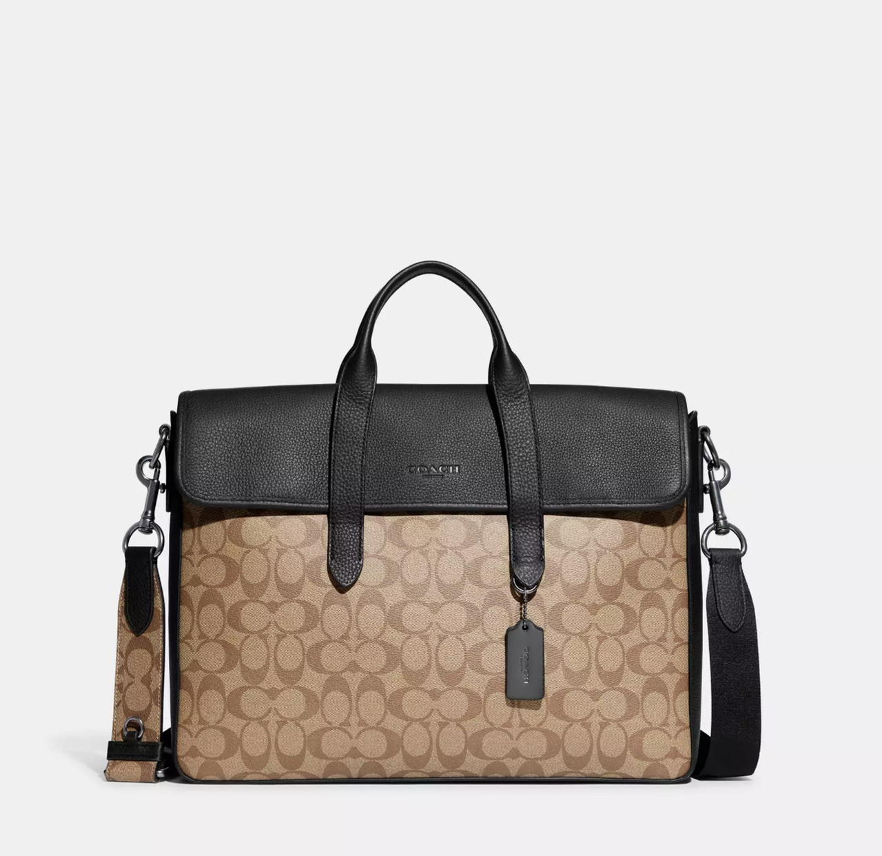 Чоловіча шкіряна сумка Coach Sullivan Portfolio Brief.  (403)