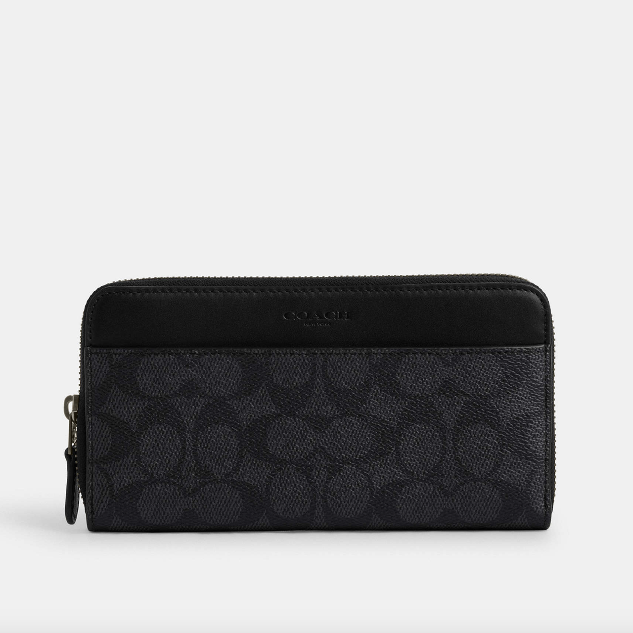 Портмоне чоловіче шкіряне Coach Accordion Black. (0485)