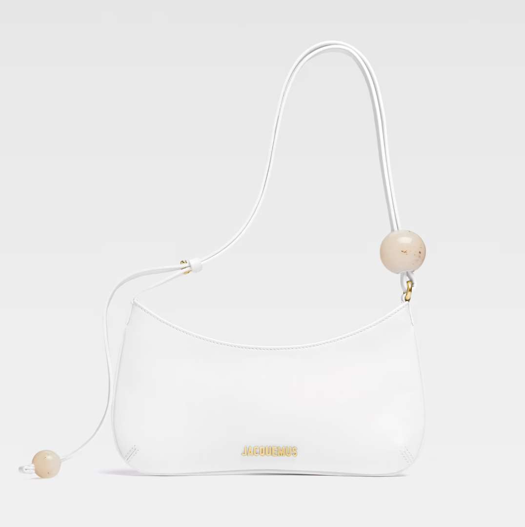 Сумка Jacquemus LE BISOU PERLE білий. (1117)