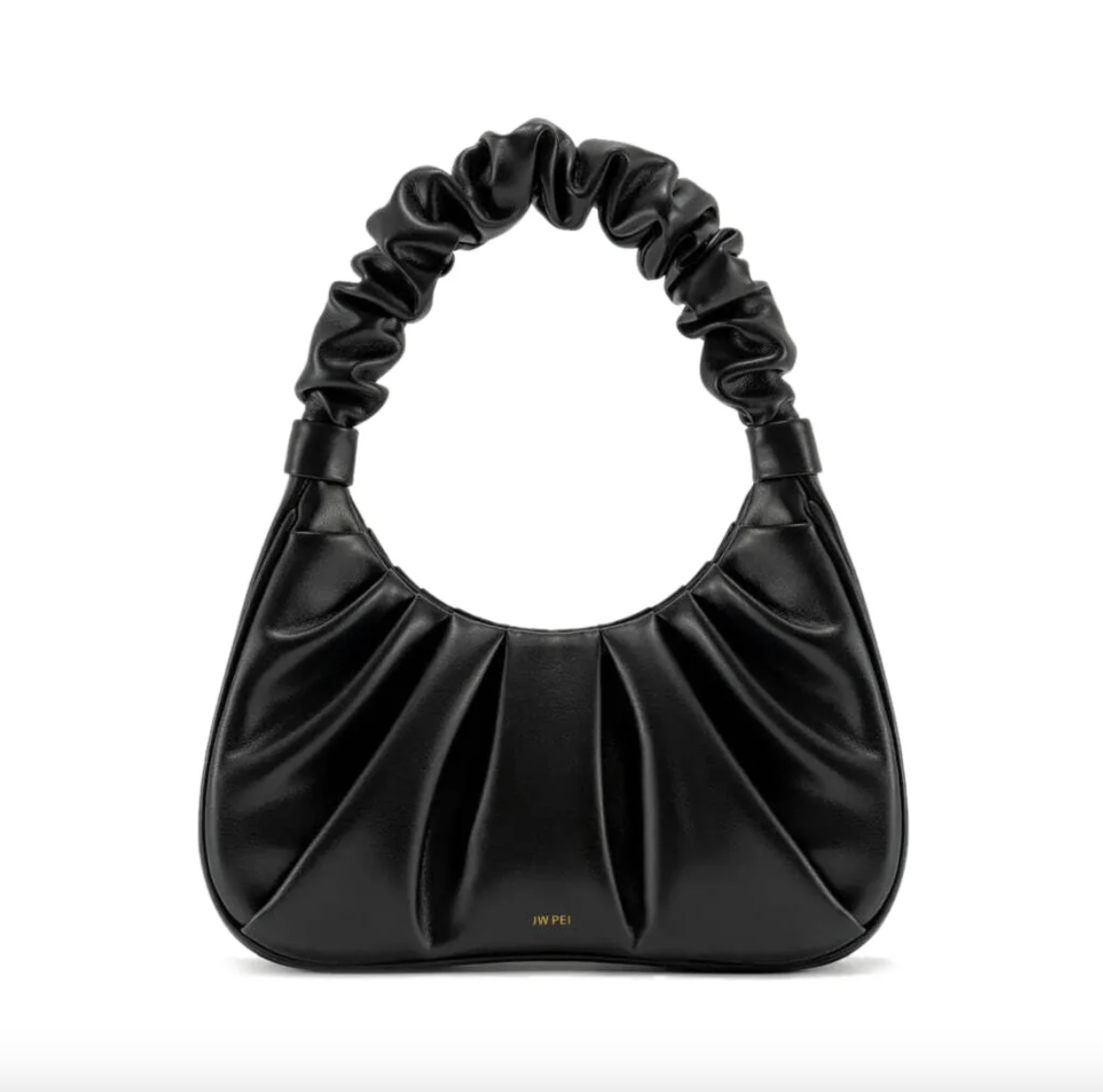 Жіноча сумка JW PEI Gabbi Ruched Hobo Handbag Black. (0132)