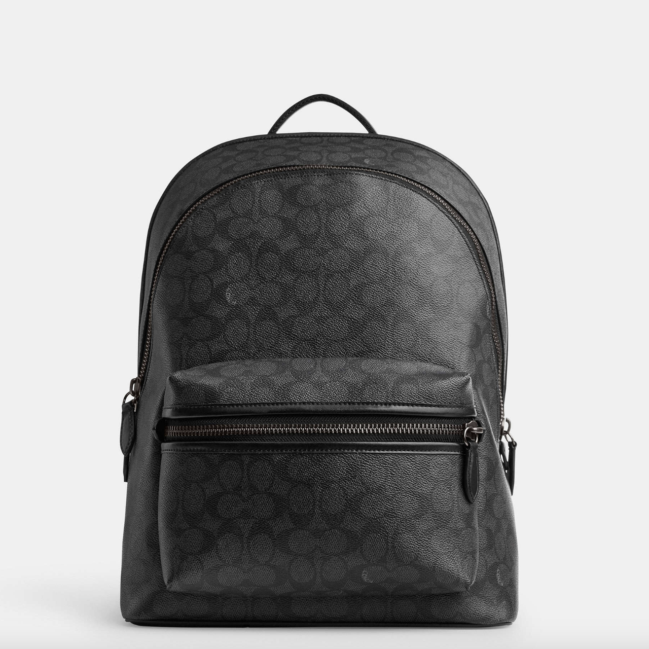 Чоловічий шкіряний рюкзак Coach Charter Backpack In Signature Canvas.  (298)