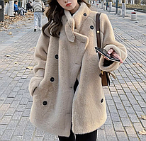 Жіноча дублянка з овечого хутра Urban. (033)