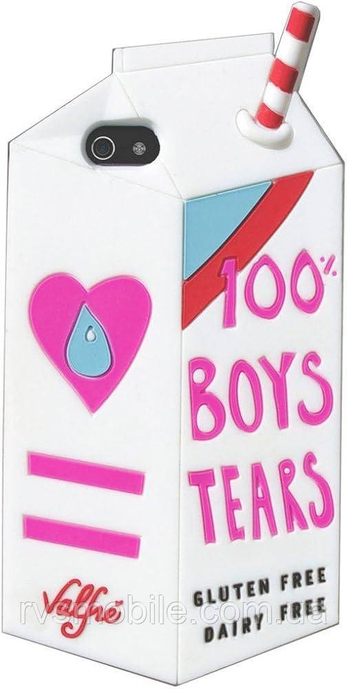 Силіконовий чохол для iPhone SE 2022/2020/8/7 -  100 Boys Tears, Білий, фото 1