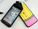 Силіконовий чохол для iPhone SE 2022/2020/8/7 - Олівець, Жовтий, фото 3