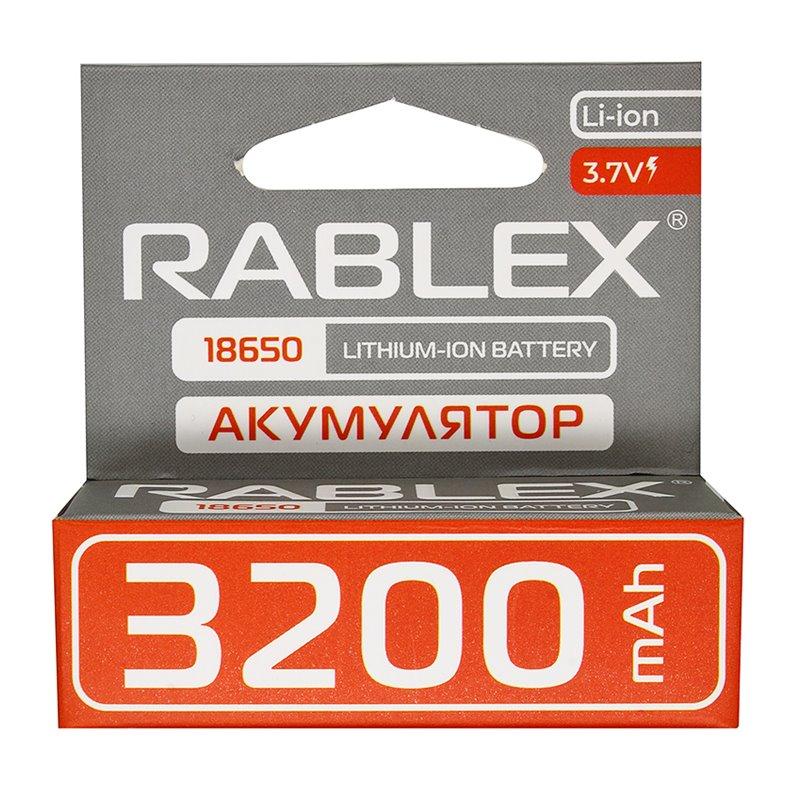 Літій-іонний акумулятор 18650 Rablex 3200 mAh 3.7 V (Li-ion) Original