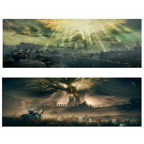 Дакимакура наволочка 150 х 50 см Гра Elden Ring тільки наволочка двостороння