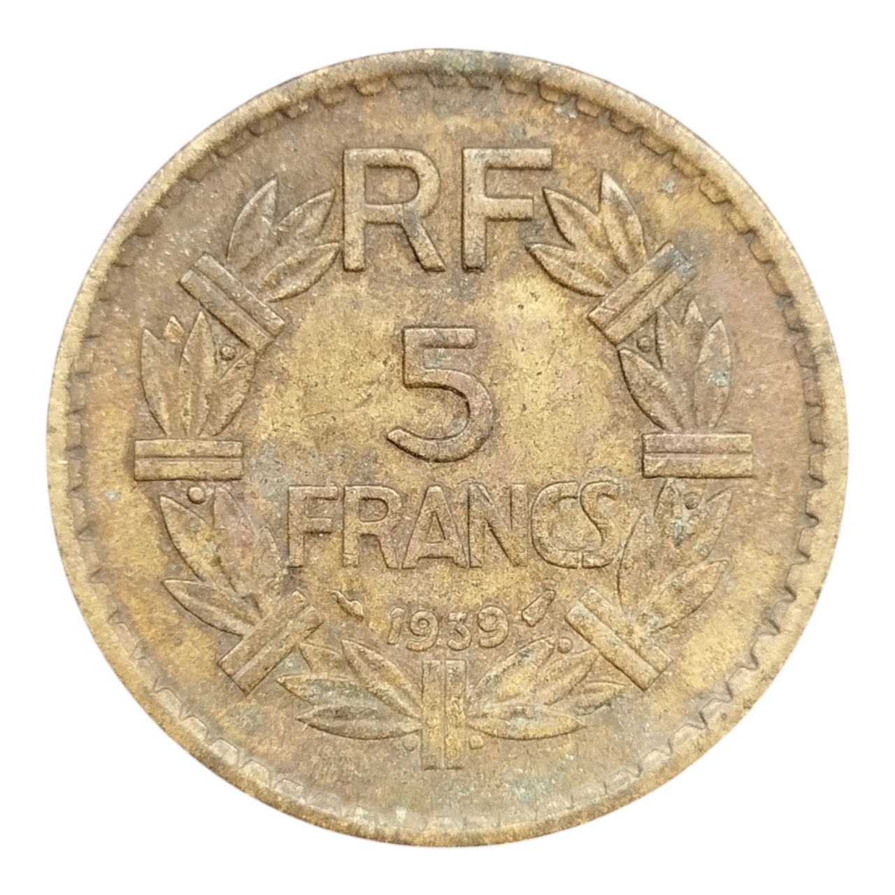 Франція 5 франків, 1939, фото 1