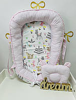 Гніздо кокон для новонародженого, кокон-позиціонер для дитини Angelok-child