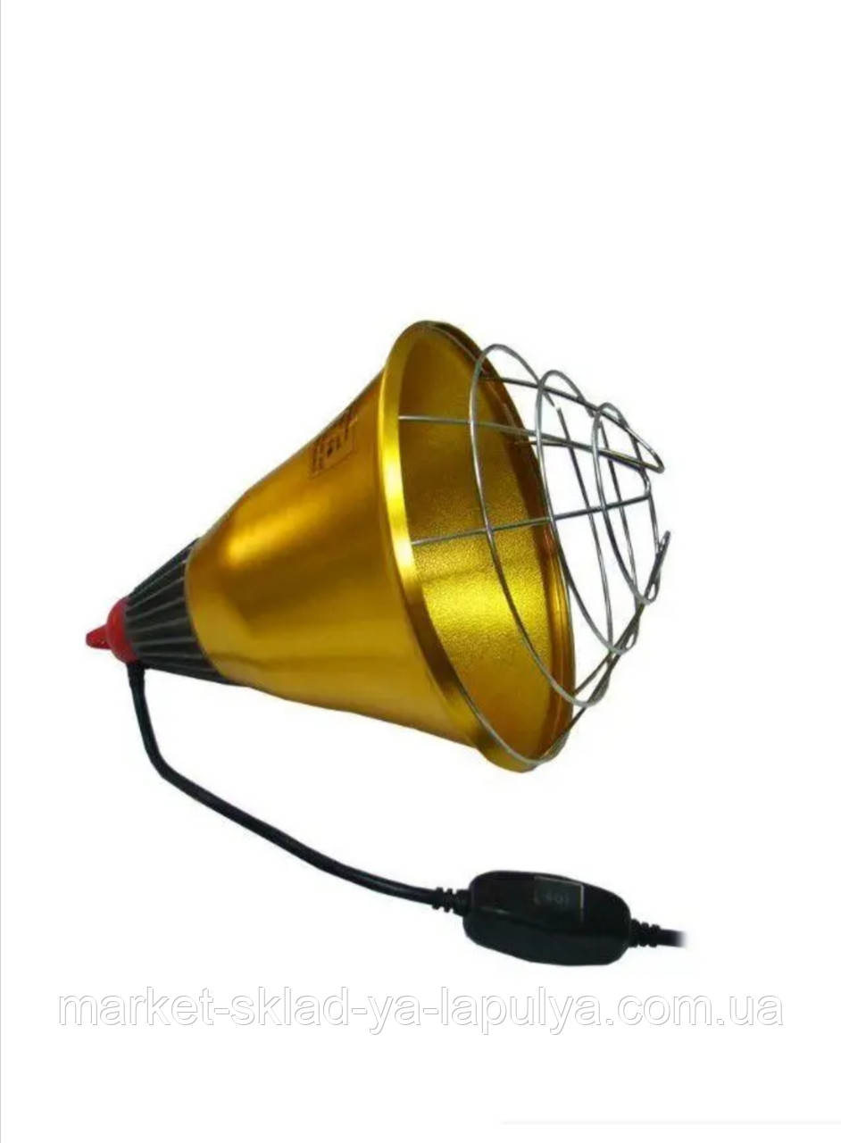 Плафон з вимикачем для інфрачервоних ламп, фото 1