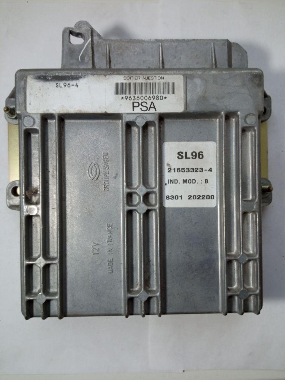 Електронний блок керування Sagem PSA SL96 / 21653323-4 / 216533234 / B 8301 202200 / B8301202200