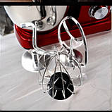 Кухонний комбайн Crownberg 5в1 на 5 л з 3 насадками 2200 Вт Планетарний тістоміс з функцією "Pulse", фото 7