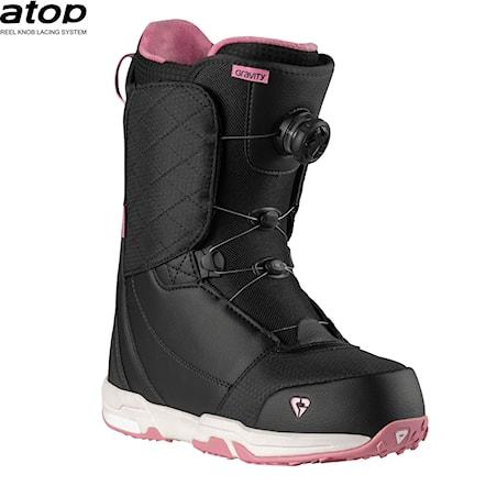 Черевики для сноуборда Gravity Aura Atop black/rose 2025