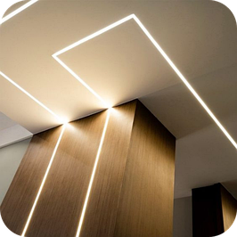 Врізний роздільний профіль для гіпсокартону