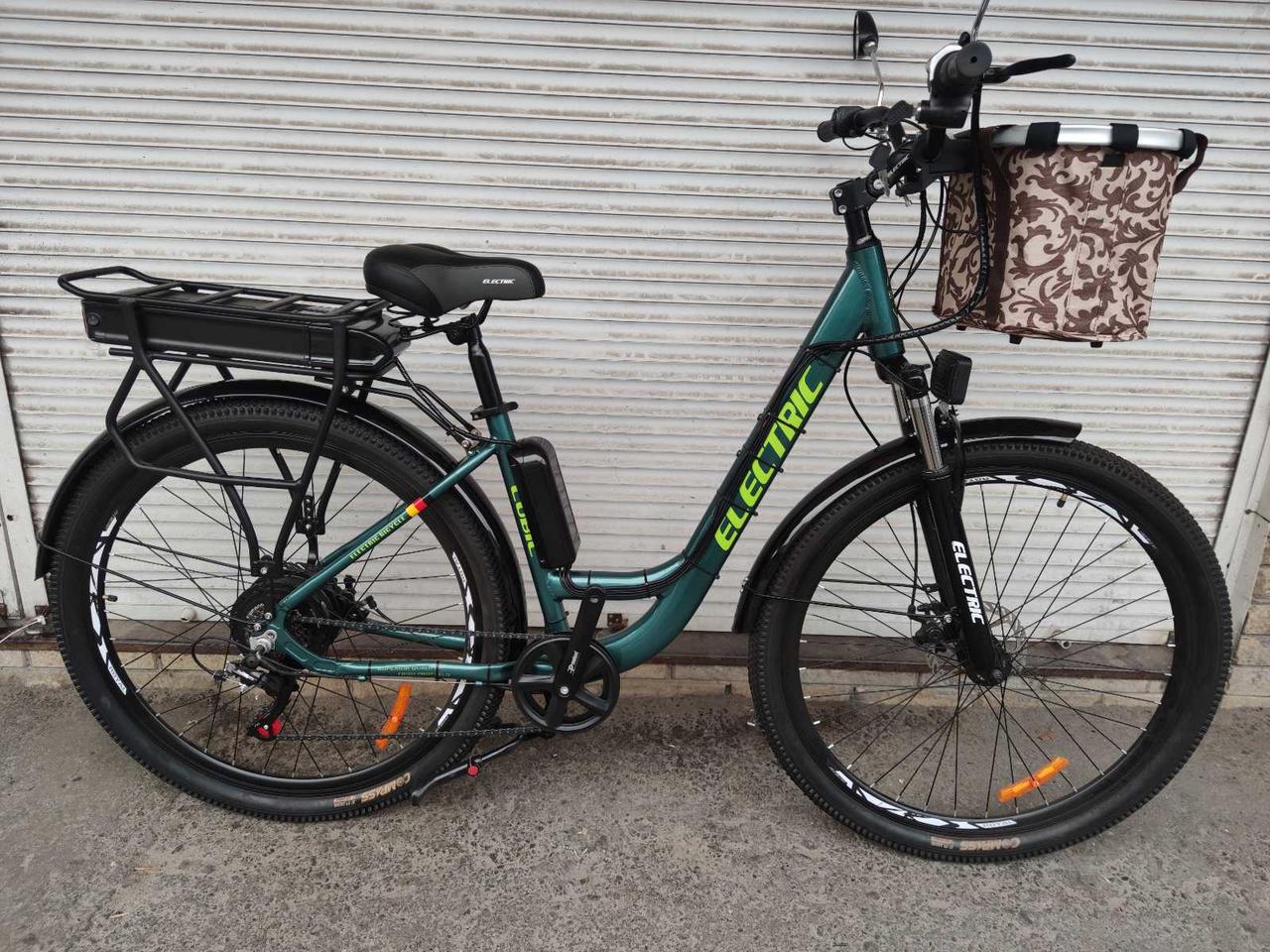 Комфортний Електровелосипед "Electric 29R" 500 W 54 V 10.4 AH "Neon"