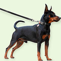 Повідець для собак водостійкий WAUDOG Waterproof, чорний L-XXL ширина 25 мм, довжина 122 см (27231), фото 2