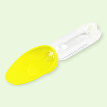 Поїлка-насадка на пляшку WAUDOG Silicone, жовта 165х90 мм 50778, фото 3