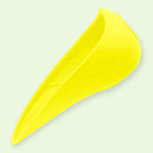 Поїлка-насадка на пляшку WAUDOG Silicone, жовта 165х90 мм 50778, фото 5