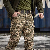 Штани тактичні Grifon 13 кишень на флісі (Apex Gen-3 ) піксель (водовідштовхувальна тканина), фото 3
