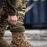 Штани тактичні Grifon 13 кишень на флісі (Apex Gen-3 ) піксель (водовідштовхувальна тканина), фото 5