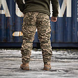Штани тактичні Grifon 13 кишень на флісі (Apex Gen-3 ) піксель (водовідштовхувальна тканина), фото 10