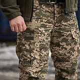 Штани тактичні Grifon 13 кишень на флісі (Apex Gen-3 ) піксель (водовідштовхувальна тканина), фото 7