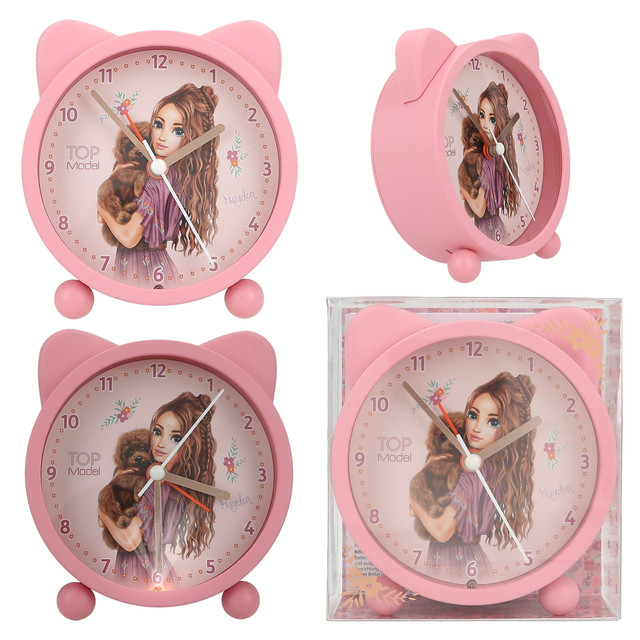 Дитячий настільний годинник будильник з підсвічуванням Top Model FLORAL (13226)
