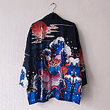 Повсякденне кімоно-кардиган у східному стилі "Приборкавши хвилі", фото 2