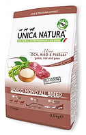 Сухий корм для собак усіх порід GHEDA (Джеда) Unica Natura Unico All breed Mono монобілок (з гусем) (12 кг)