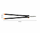 Ножиці для трави та живоплоту Фіскарс / Fiskars PowerLevel GS53 113710 (1001565) Фінляндія, фото 2