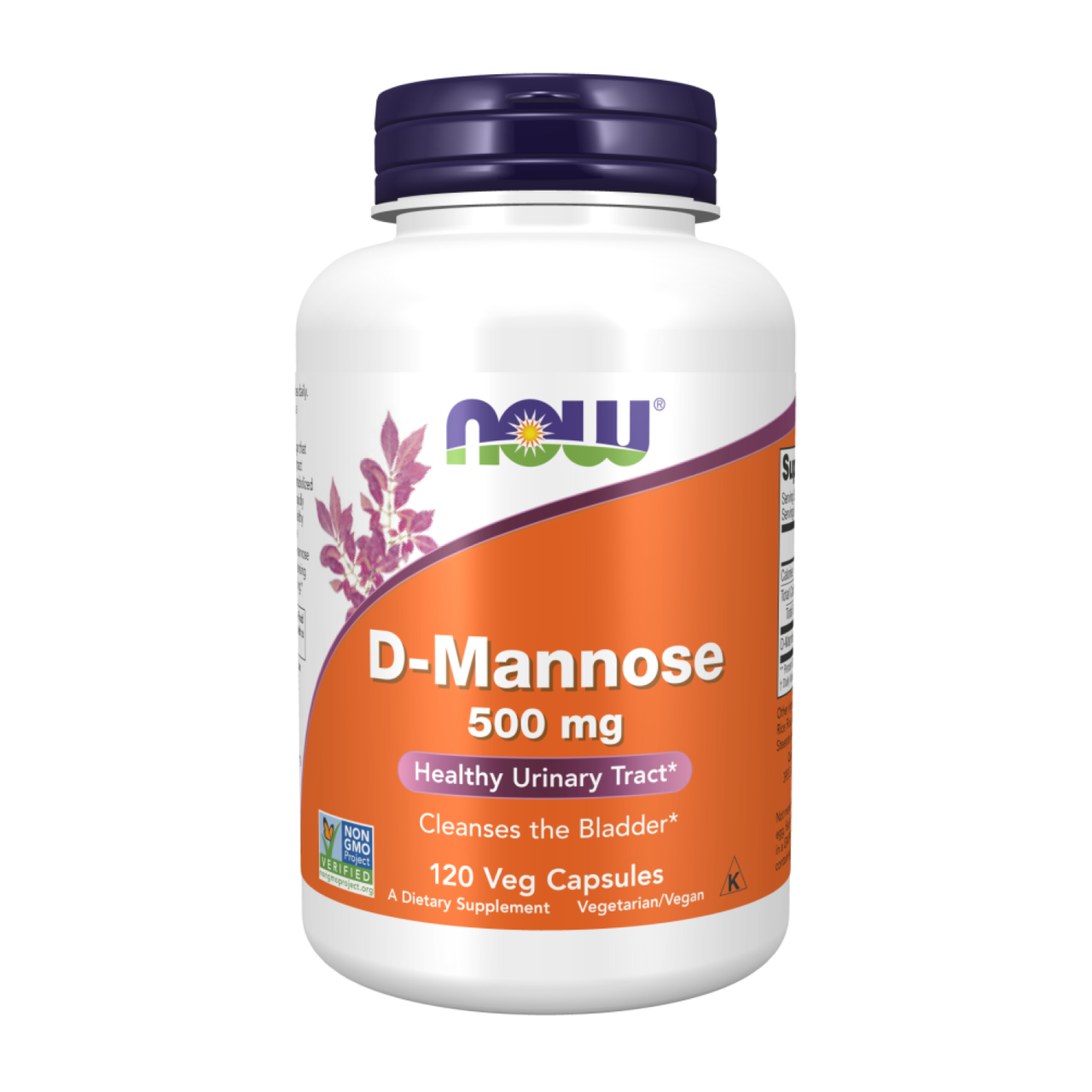 Д-Маноза Now Foods D-Mannose 500 мг 120 капсул