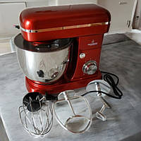 Тістоміс міксер чаша на 5 л 2200 Вт Crownberg Тістомішальна машина Тістомішалка планетарний кухонний комбайн Кровберг з 3 насадкам