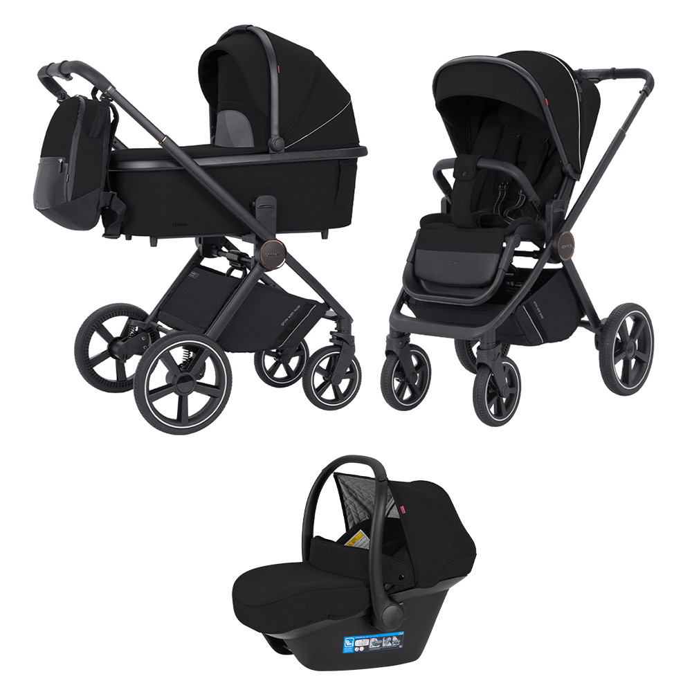 Коляска 3в1 CARRELLO Ultimo CRL-6519, Sable Black