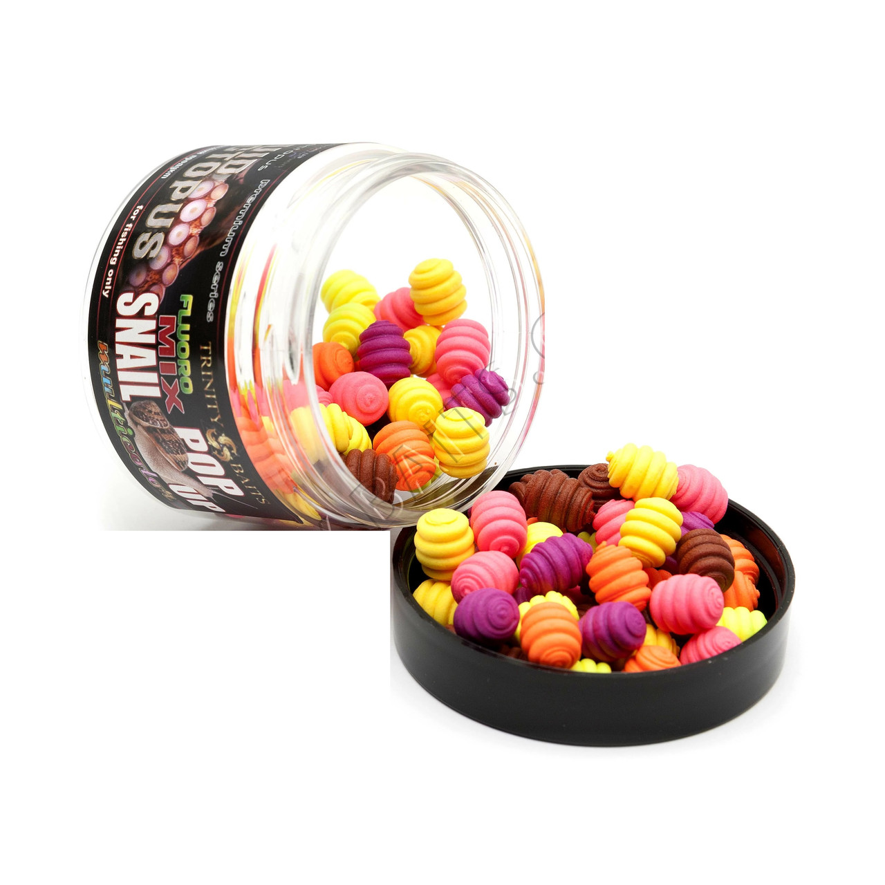Бойли поп-апи Trinity Baits Snail кальмар-восьминіг флюро мікс (5*8мм), фото 1
