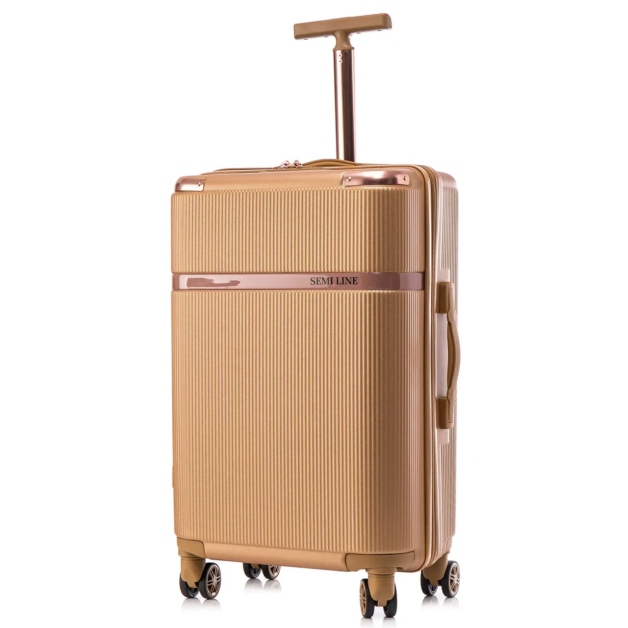 Валіза Semi Line T5667-3 24" (M), 60 л (Gold)