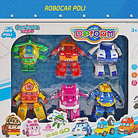 Робокар Полі і його друзі набір трансформерів