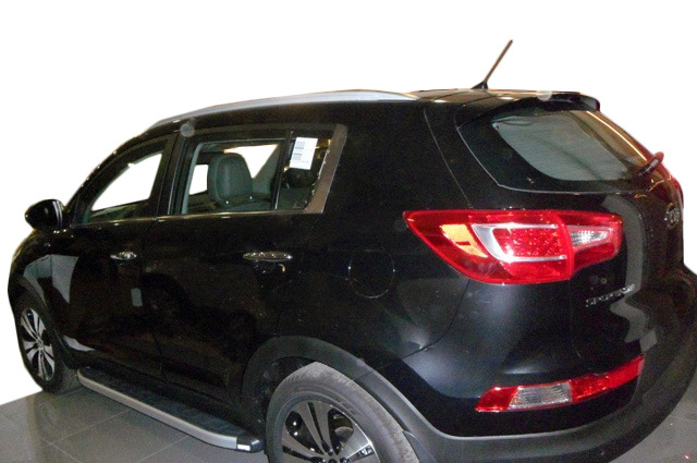 Бічні пороги Fullmond на Kia Sportage 2010-2015 Пороги майданчика Кіа Спортейдж 2 шт.