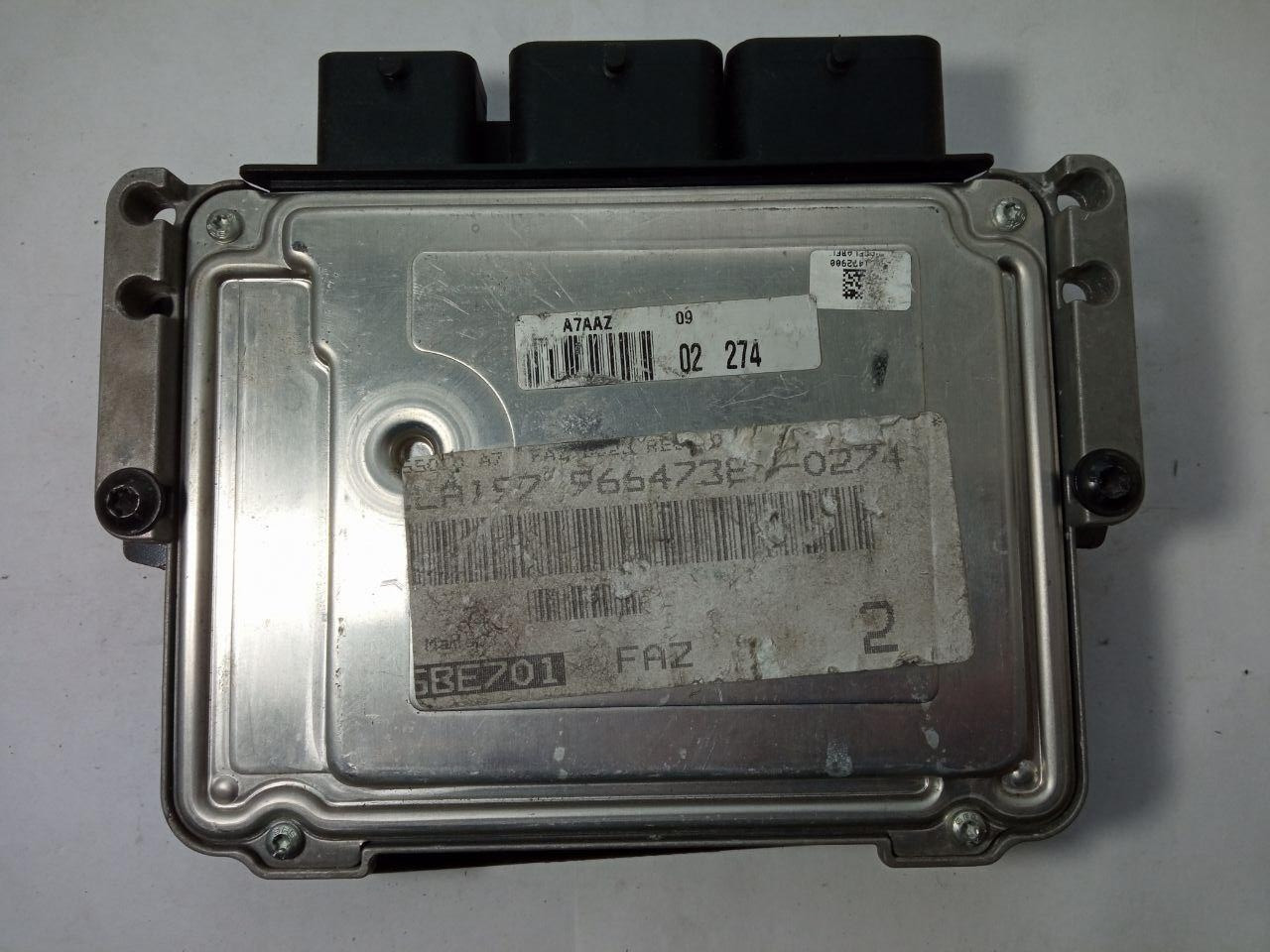 Електронний блок керування Peugeot 207 Bj07 A7AAZ 09 / A7AAZ09 / 02 274 / 02274 / 6BE 701 FAZ 2 / 6BE701FAZ2