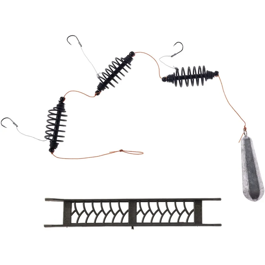 Профмонтаж снасть готова вбивця карася на мотовилі фарбована 25g