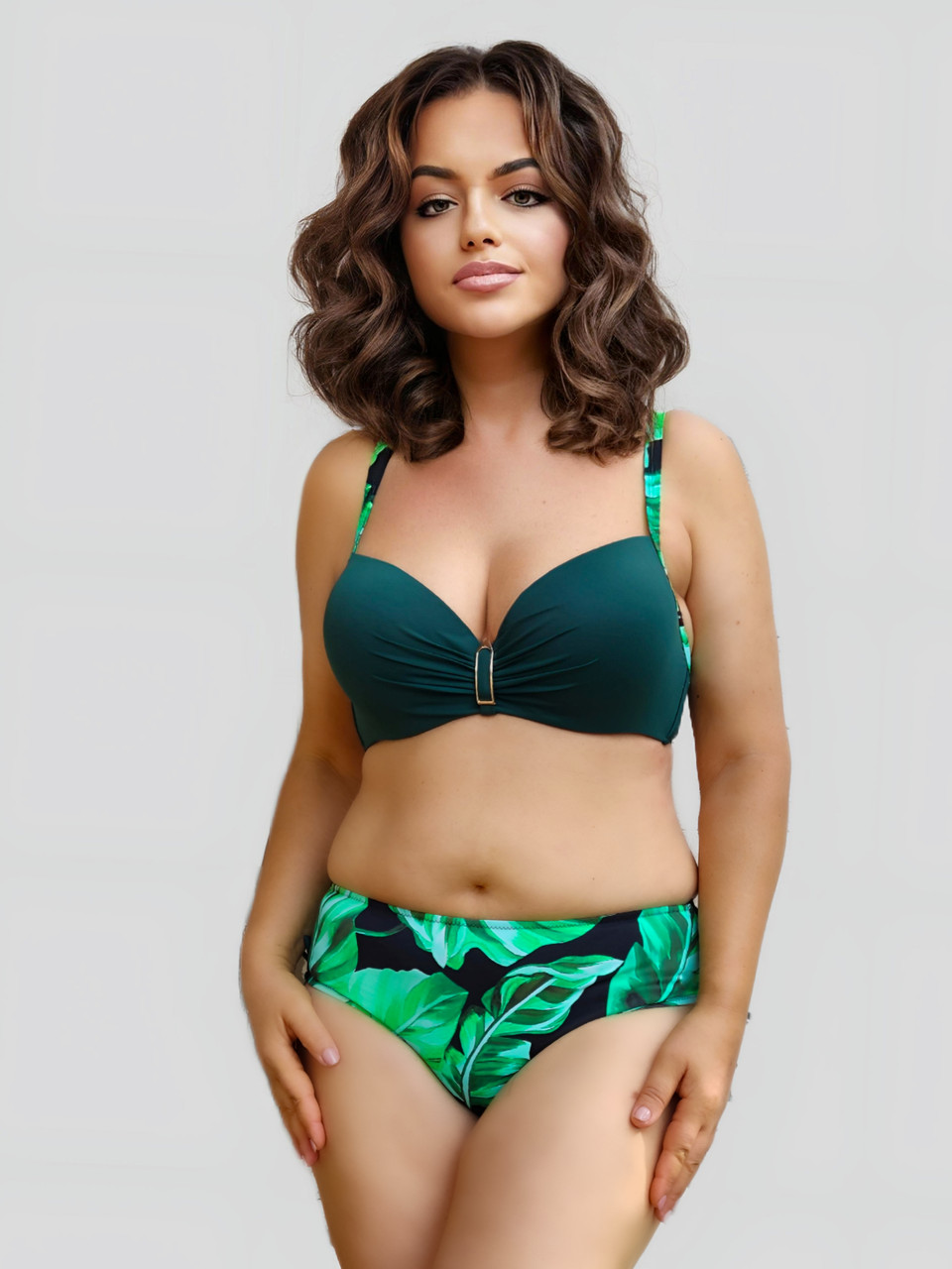 Жіночий купальник Samegame 850 зелений на 48 розмір