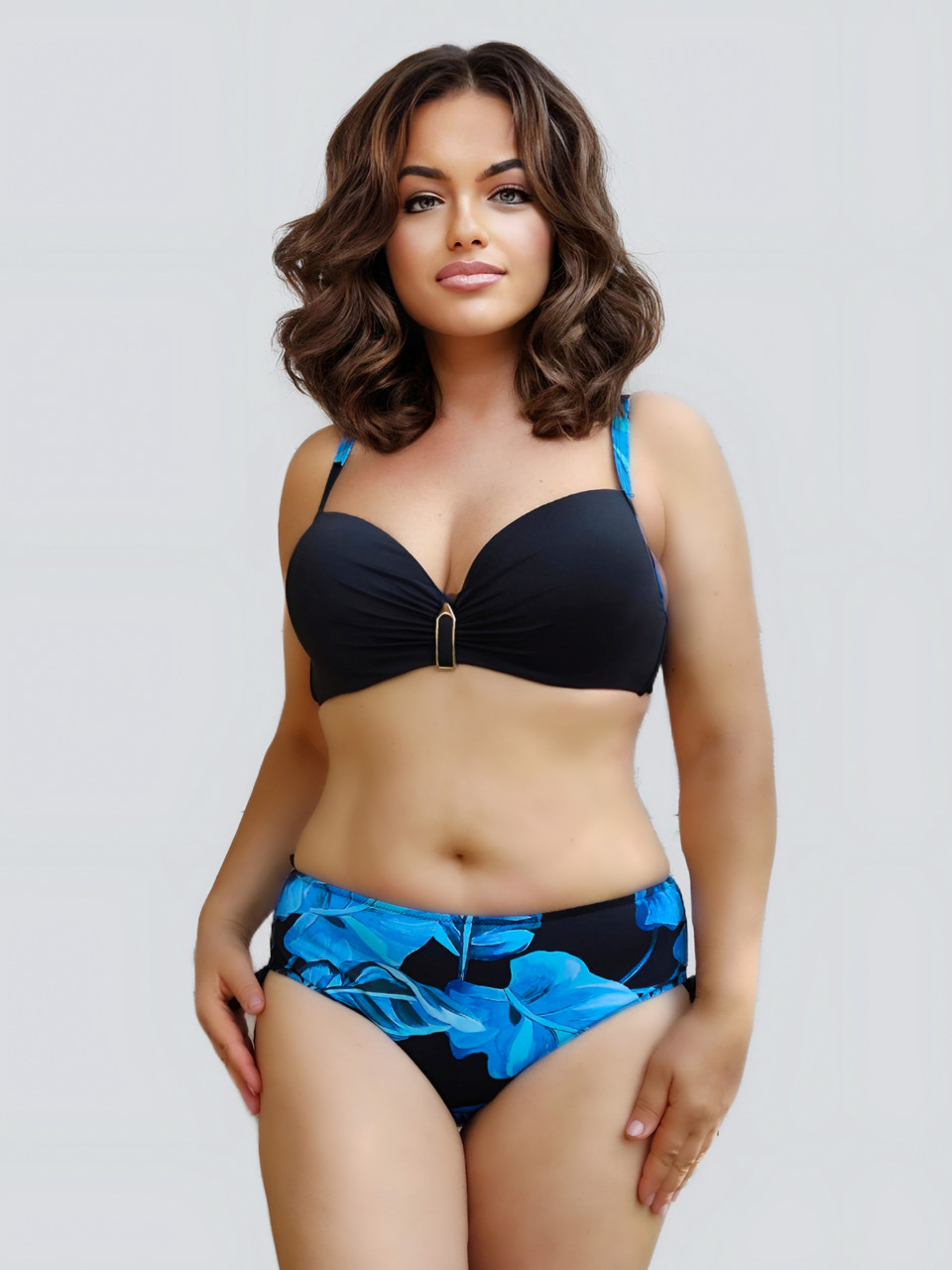 Жіночий купальник Samegame 850 синій на 48 50 52 54 розмір